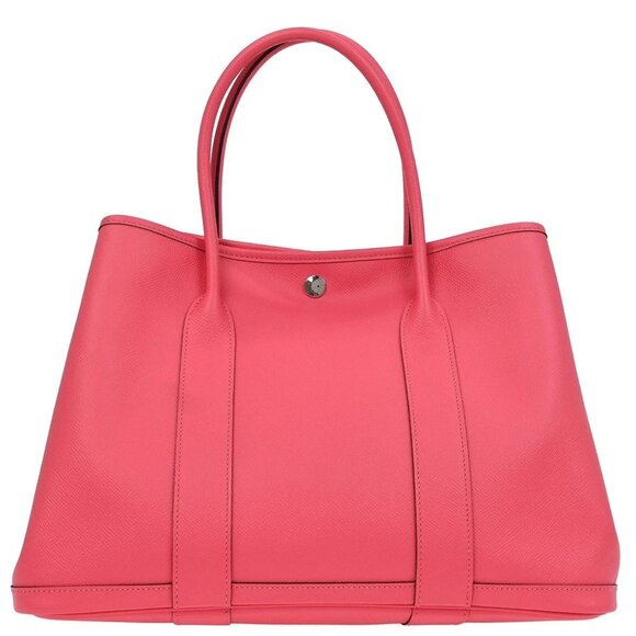 Hermes Rose Azalee Epsom Garden Party 36 PM Tote Handbag - Picture 1 of 10